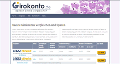Desktop Screenshot of girokonto.de