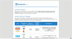 Desktop Screenshot of girokonto.org