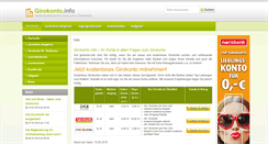 Desktop Screenshot of girokonto.info